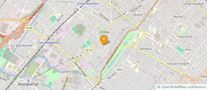 localisation de l'entreprise MONSIEUR MARCEAU DUPREZ  CROIX