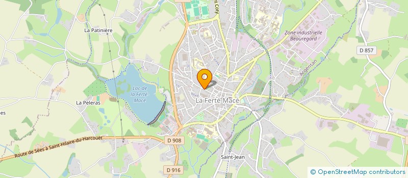 localisation de l'entreprise MONSIEUR MARCEAU FLANDRIN à LA FERTE MACE