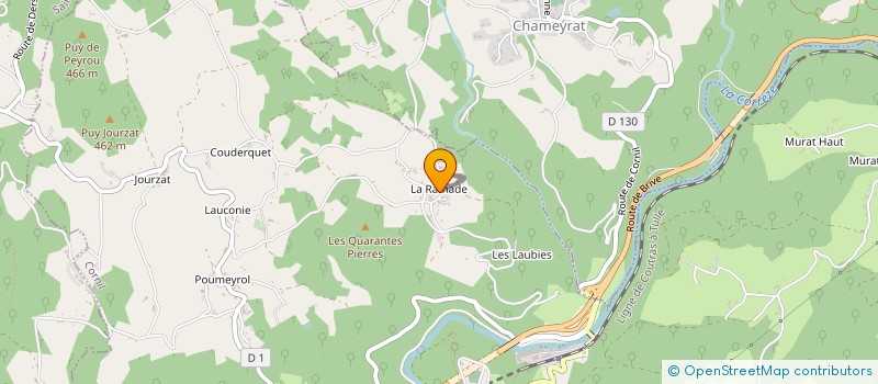 localisation de l'entreprise MONSIEUR MARCEAU FRANCOIS BOURDARIAS  CORNIL