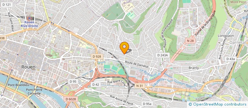 localisation de l'entreprise MONSIEUR MARCEAU GAZENGEL  ROUEN