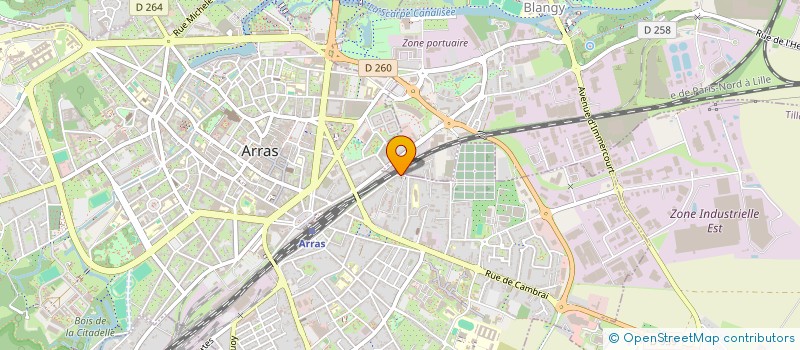 localisation de l'entreprise MONSIEUR MARCEAU GOUPIL à ARRAS
