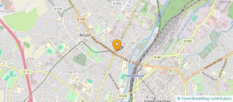 localisation de l'entreprise MONSIEUR MARCEAU JACQUEMIN à VALENCIENNES