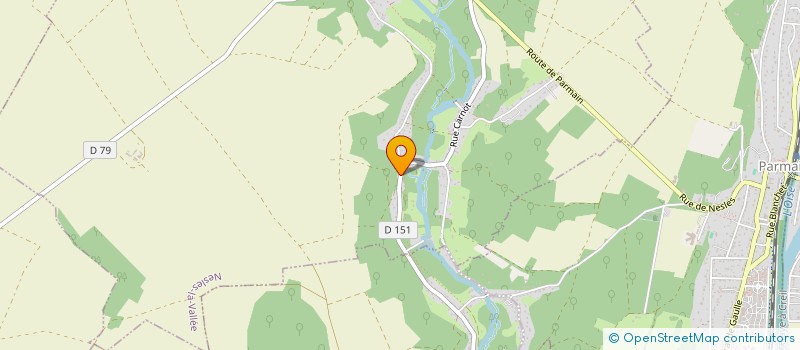 localisation de l'entreprise MONSIEUR MARCEAU LAHOUSSE GUERIN  NESLES-LA-VALLEE