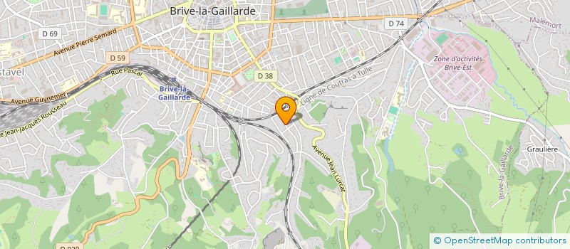 localisation de l'entreprise MONSIEUR MARCEAU LECLERC  BRIVE-LA-GAILLARDE