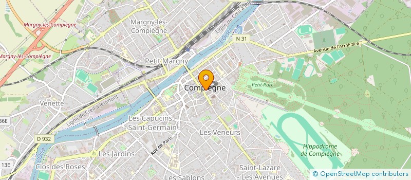 localisation de l'entreprise MONSIEUR MARCEAU LENOIR à COMPIEGNE