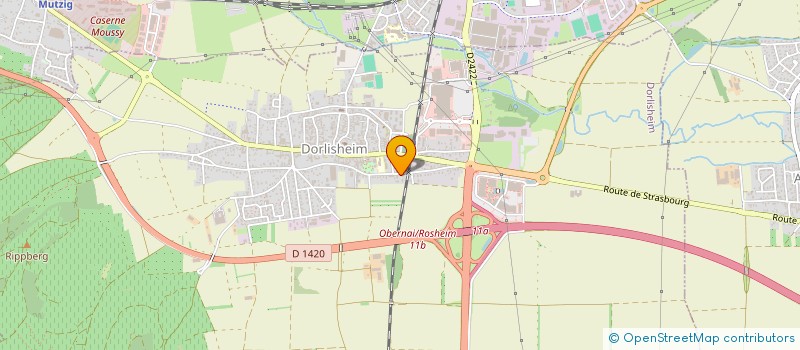 localisation de l'entreprise MONSIEUR MARCEAU LEONARD  DORLISHEIM