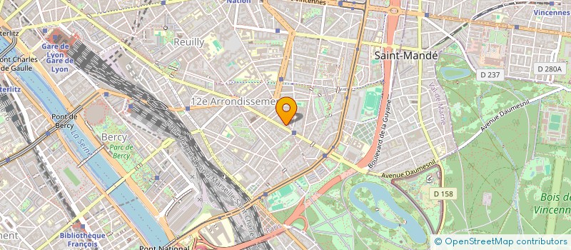 localisation de l'entreprise MONSIEUR MARCEAU LEPINAY  PARIS