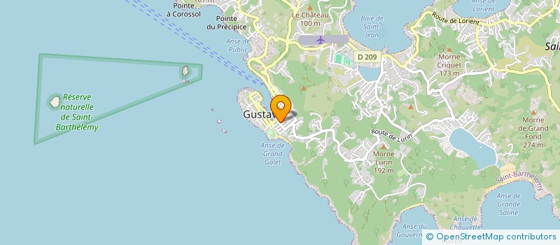 localisation de l'entreprise MONSIEUR MARCEAU MAGRAS  SAINT BARTHELEMY
