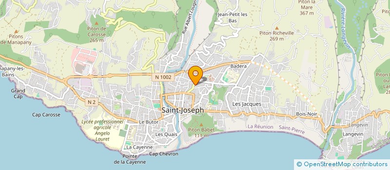 localisation de l'entreprise MONSIEUR MARCEAU MALET à SAINT-JOSEPH