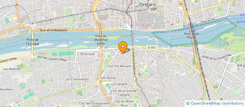 localisation de l'entreprise MONSIEUR MARCEAU POUGEOIS  ORLEANS