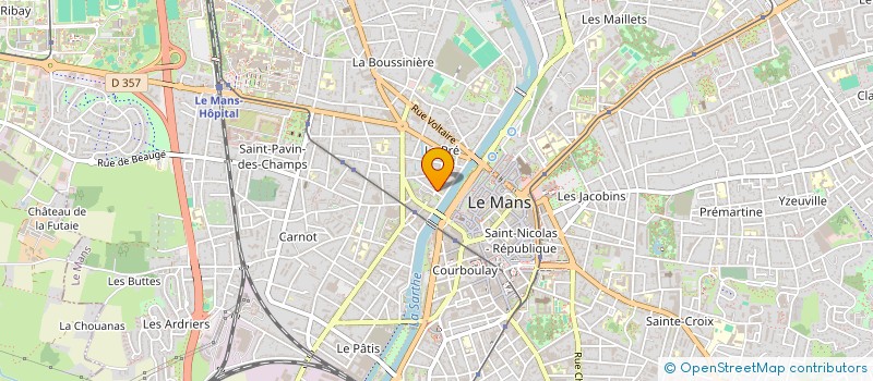 localisation de l'entreprise MONSIEUR MARCEAU RIET  LE MANS