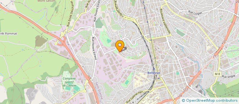 localisation de l'entreprise MONSIEUR MARCEAU RIVAL  SAINT-ETIENNE