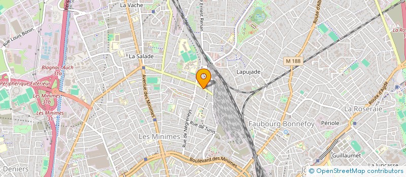 localisation de l'entreprise MONSIEUR MARCEAU SENTOU à TOULOUSE