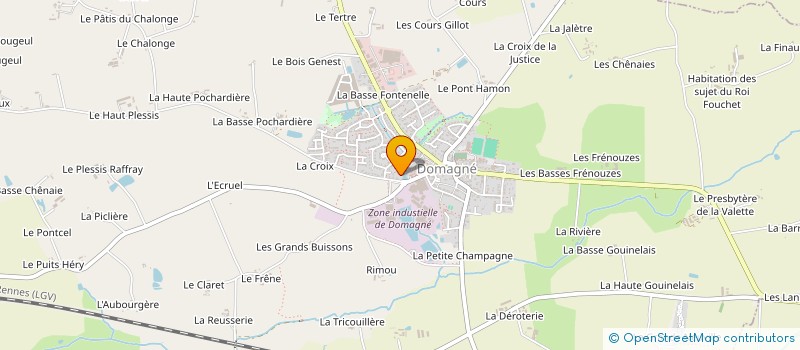 localisation de l'entreprise MONSIEUR MARCEAU SUBIRY  DOMAGNE