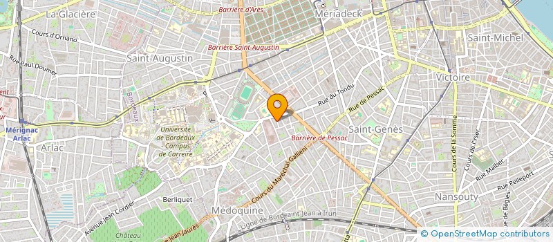 localisation de l'entreprise MONSIEUR MARCEAU TASSIN  BORDEAUX