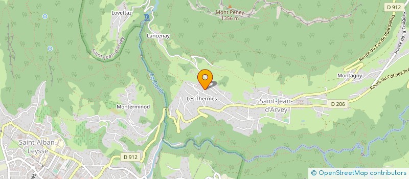 localisation de l'entreprise MONSIEUR MARCEAU THERME  SAINT-JEAN-D'ARVEY