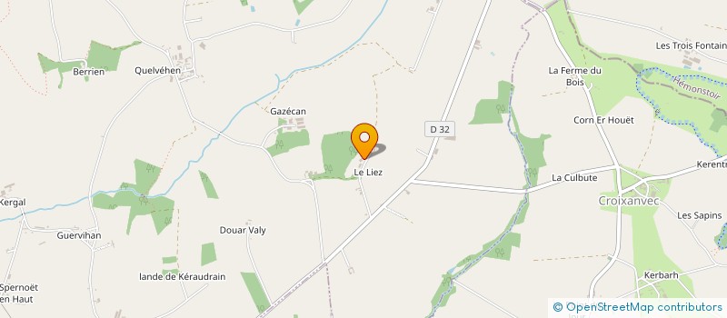 localisation de l'entreprise MONSIEUR MARCEAU TRENVOUEZ  KERGRIST