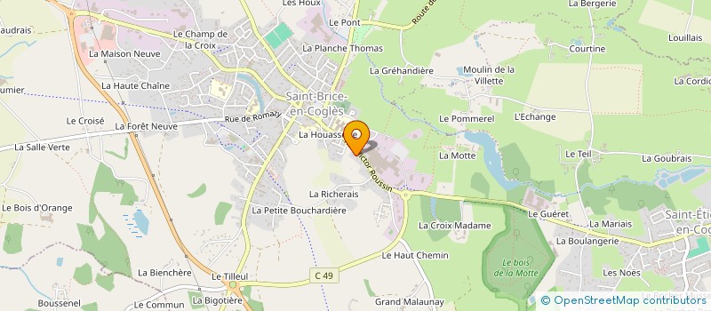 localisation de l'entreprise MONSIEUR MARCEAU VERCAMER  MAEN ROCH