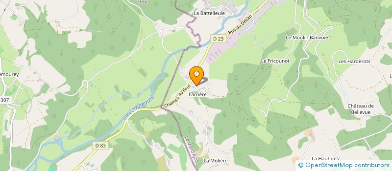 localisation de l'entreprise MONSIEUR MARCEAU VERMAND  LE VAL-D'AJOL