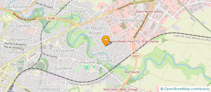 localisation de l'entreprise MONSIEUR MARCEAU VITSE à NIORT