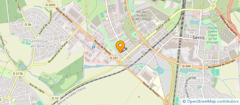 localisation de l'entreprise MONSIEUR MARCEL AGOUSSI  MONTEVRAIN