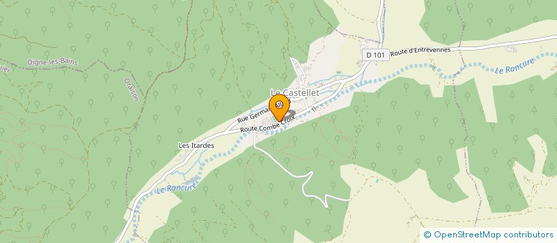 localisation de l'entreprise MONSIEUR MARCEL AGUILAR  ORAISON