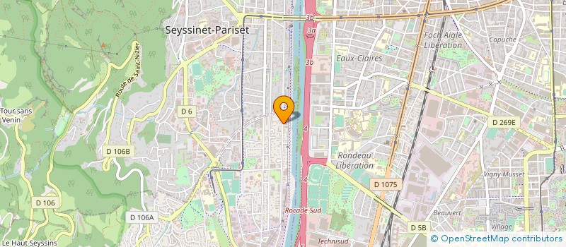 localisation de l'entreprise MONSIEUR MARCEL ALGUDO à SEYSSINS