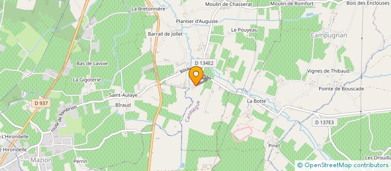 localisation de l'entreprise MONSIEUR MARCEL ALINS à BERSON