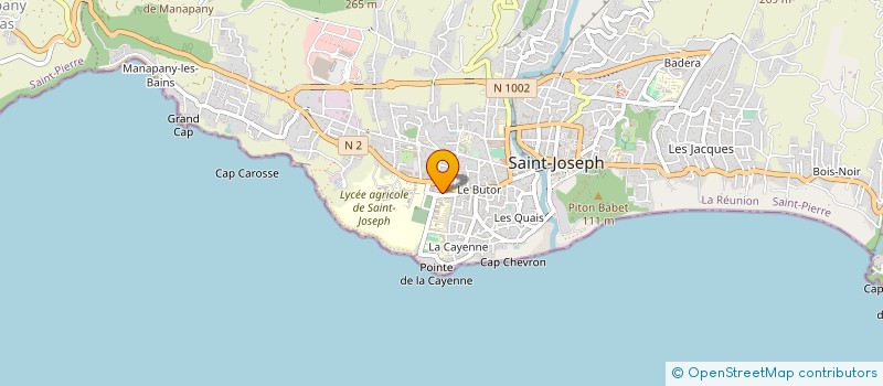 localisation de l'entreprise MONSIEUR MARCEL ALLAVENA à SAINT-JOSEPH