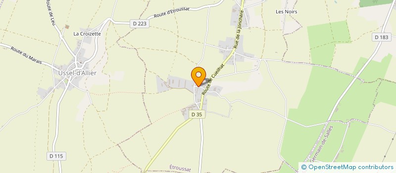 localisation de l'entreprise MONSIEUR MARCEL ALLIGIER  BARBERIER