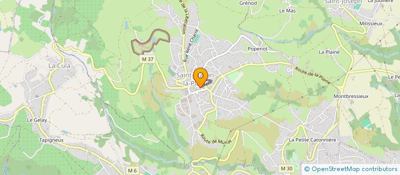 localisation de l'entreprise MONSIEUR MARCEL AMIGHETTI à SAINT-MARTIN-LA-PLAINE