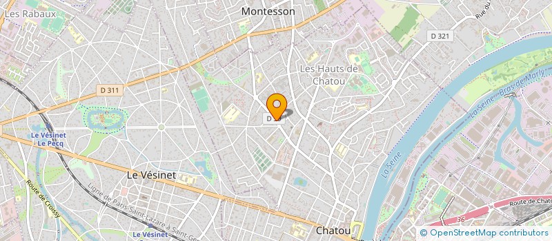 localisation de l'entreprise MONSIEUR MARCEL AMSELLEM à CHATOU