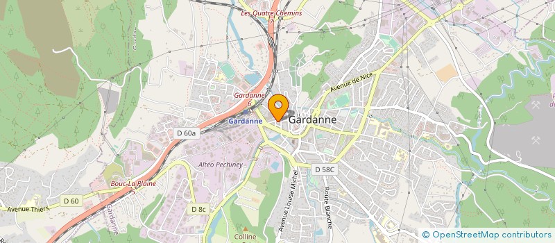 localisation de l'entreprise MONSIEUR MARCEL ANGHEL  GARDANNE