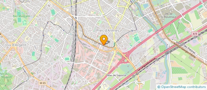 localisation de l'entreprise MONSIEUR MARCEL ANTONI à MONTPELLIER