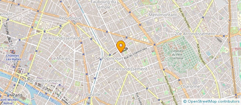 localisation de l'entreprise MONSIEUR MARCEL ARMOURET  PARIS