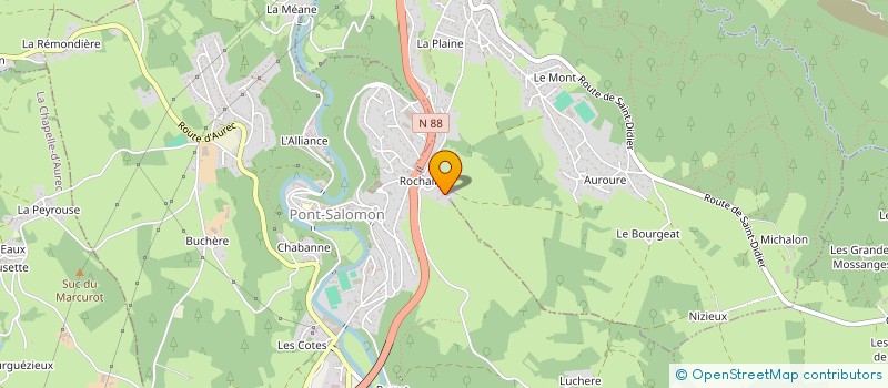 localisation de l'entreprise MONSIEUR MARCEL ARNAUD  PONT-SALOMON