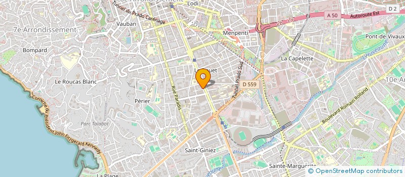 localisation de l'entreprise MONSIEUR MARCEL ATLAN à MARSEILLE
