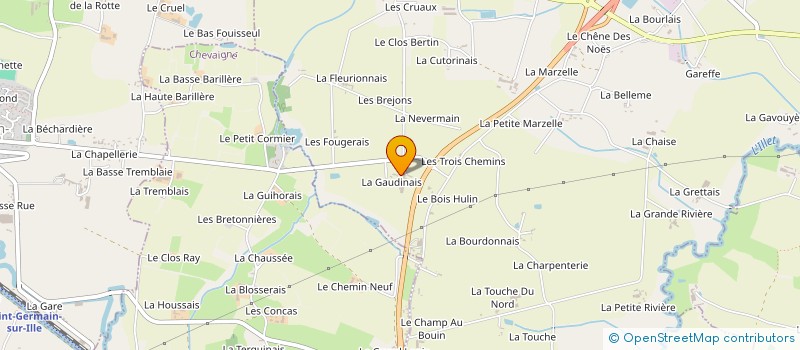 localisation de l'entreprise MONSIEUR MARCEL AUBREE  SAINT-AUBIN-D AUBIGNE