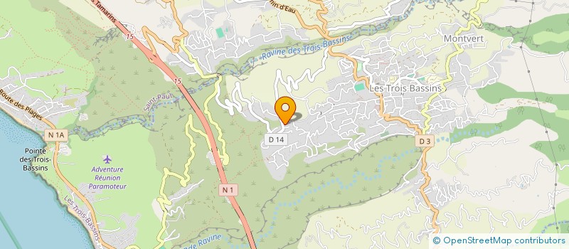 localisation de l'entreprise MONSIEUR MARCEL AURE  LES TROIS-BASSINS