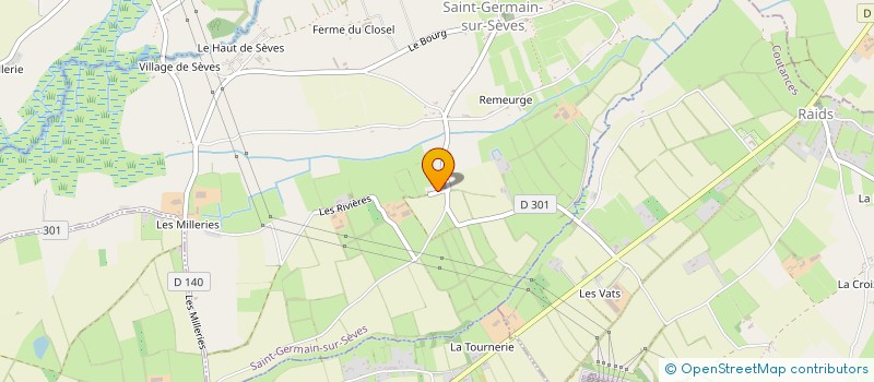 localisation de l'entreprise MONSIEUR MARCEL AUVRAY à SAINT-GERMAIN-SUR-SEVES