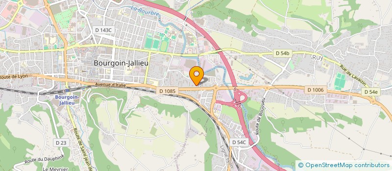 localisation de l'entreprise MONSIEUR MARCEL AYOGA MONGOLI  BOURGOIN-JALLIEU