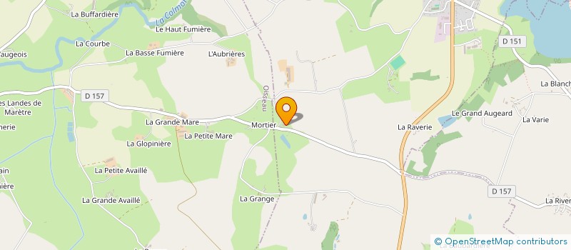 localisation de l'entreprise MONSIEUR MARCEL BAGUELIN à LA HAIE-TRAVERSAINE