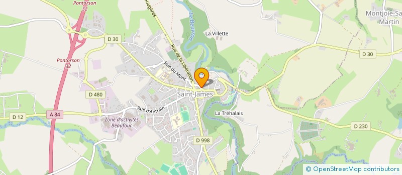 localisation de l'entreprise MONSIEUR MARCEL BAILLY à SAINT-JAMES