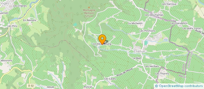 localisation de l'entreprise MONSIEUR MARCEL BALVAY  CHENAS