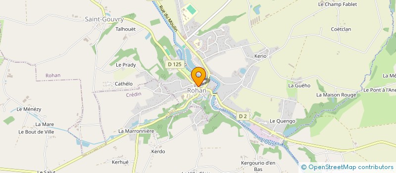 localisation de l'entreprise MONSIEUR MARCEL BANNIER à ROHAN