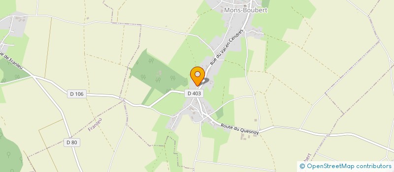 localisation de l'entreprise MONSIEUR MARCEL BARBIER  MONS-BOUBERT