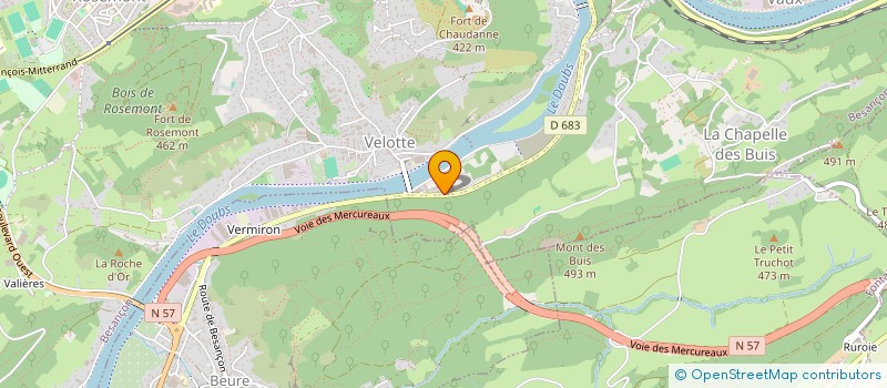 localisation de l'entreprise MONSIEUR MARCEL BARDIN  NANCRAY