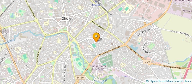 localisation de l'entreprise MONSIEUR MARCEL BARRILLIE à CHOLET