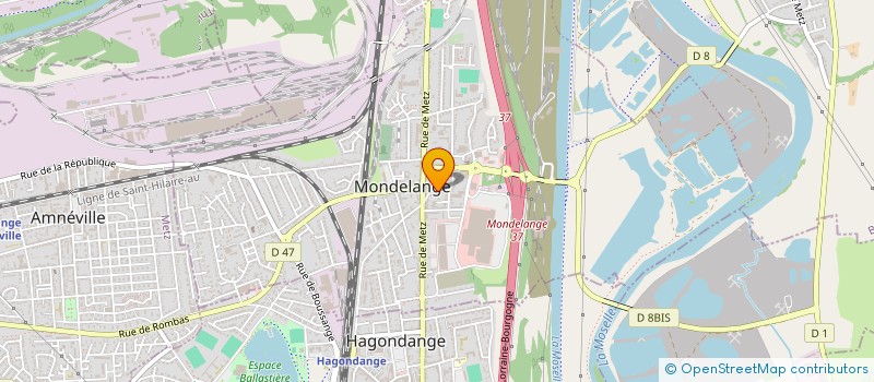 localisation de l'entreprise MONSIEUR MARCEL BASTIEN  MONDELANGE