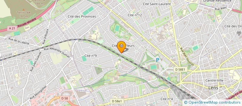 localisation de l'entreprise MONSIEUR MARCEL BAVIERE  LENS